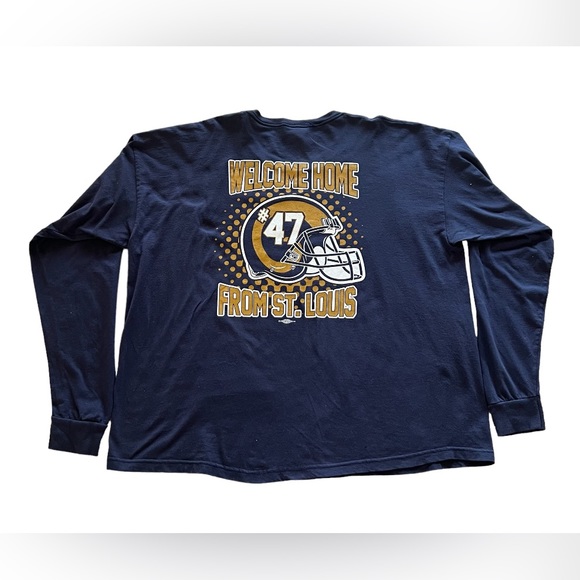 Vintage St Louis Rams Shirt NFL Football 1995 90s Tee - Picture 2 of 5